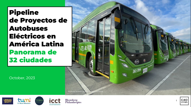 Pipeline de Proyectos de Autobuses Eléctricos en América Latina Panorama de 32 ciudades