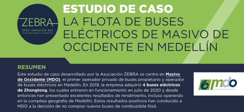 Estudio de caso: La flota de buses eléctricos de Masivo de Occidente en Medellín