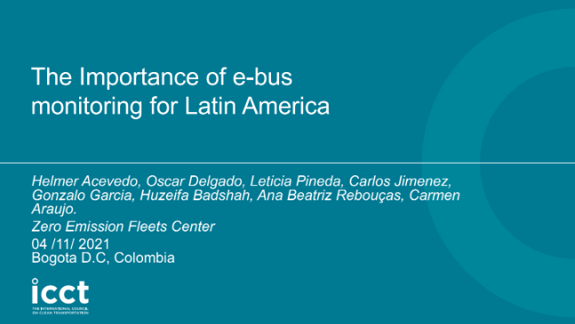 The Importance of e-bus monitoring for Latin America