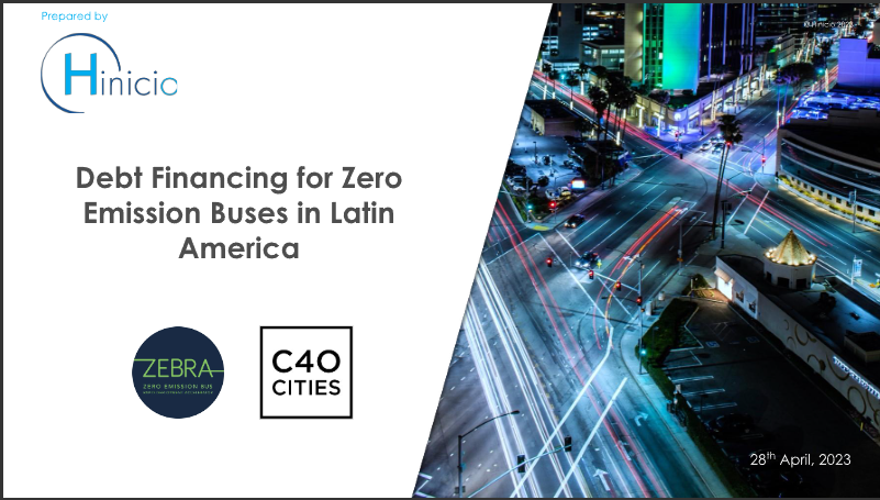 Debt financing for zero emission buses in Latin America