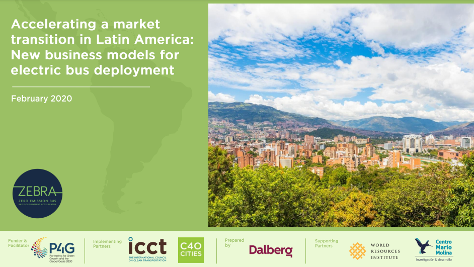 Accelerating a market transition in Latin America: New business models for electric bus deployment