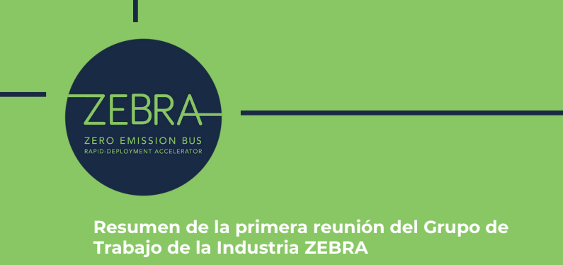 Resumen de la primera reunión del Grupo de Trabajo de la Industria ZEBRA