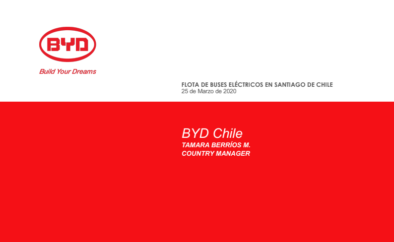 BYD – La operación en Santiago