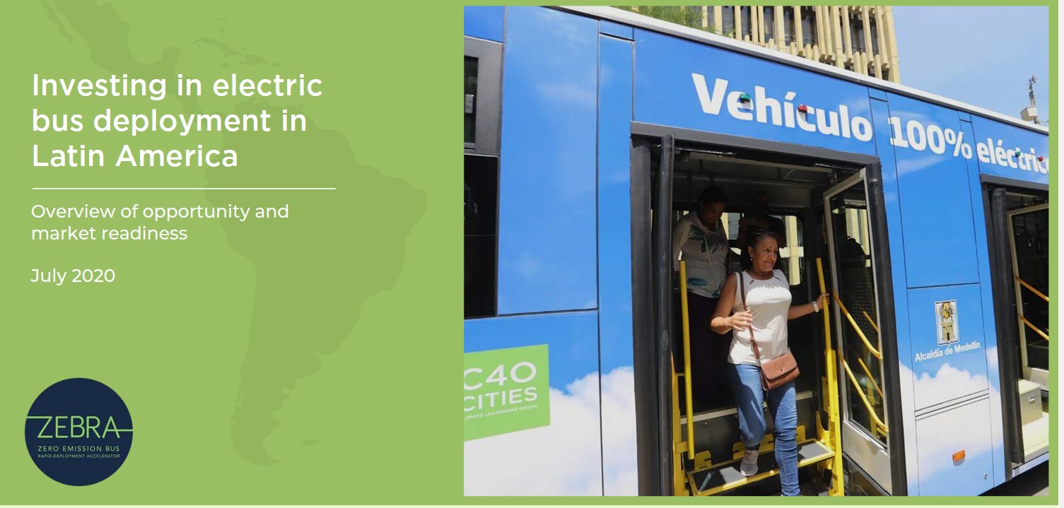 Investindo na implantação de ônibus elétricos na América Latina: Visão geral da oportunidade e prontidão do mercado