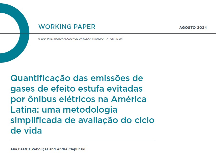 Quantificação das emissões de gases de efeito estufa evitadas por ônibus elétricos na América Latina: uma metodologia simplificada de avaliação do ciclo de vida