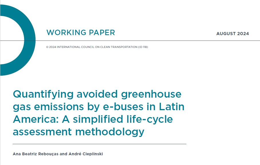 Quantifying avoided greenhouse gas emissions by E-Buses in Latin America: a simplified life-cycle assessment methodology